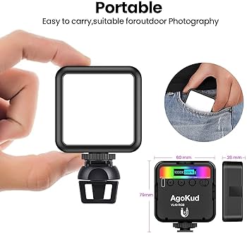 最新最先端技術搭載❣プロの撮影が手軽に行える多機能搭載♪❤LEDビデオライト Amazon | VL49 RGB 撮影用ライト LED ビデオライト ステント付き